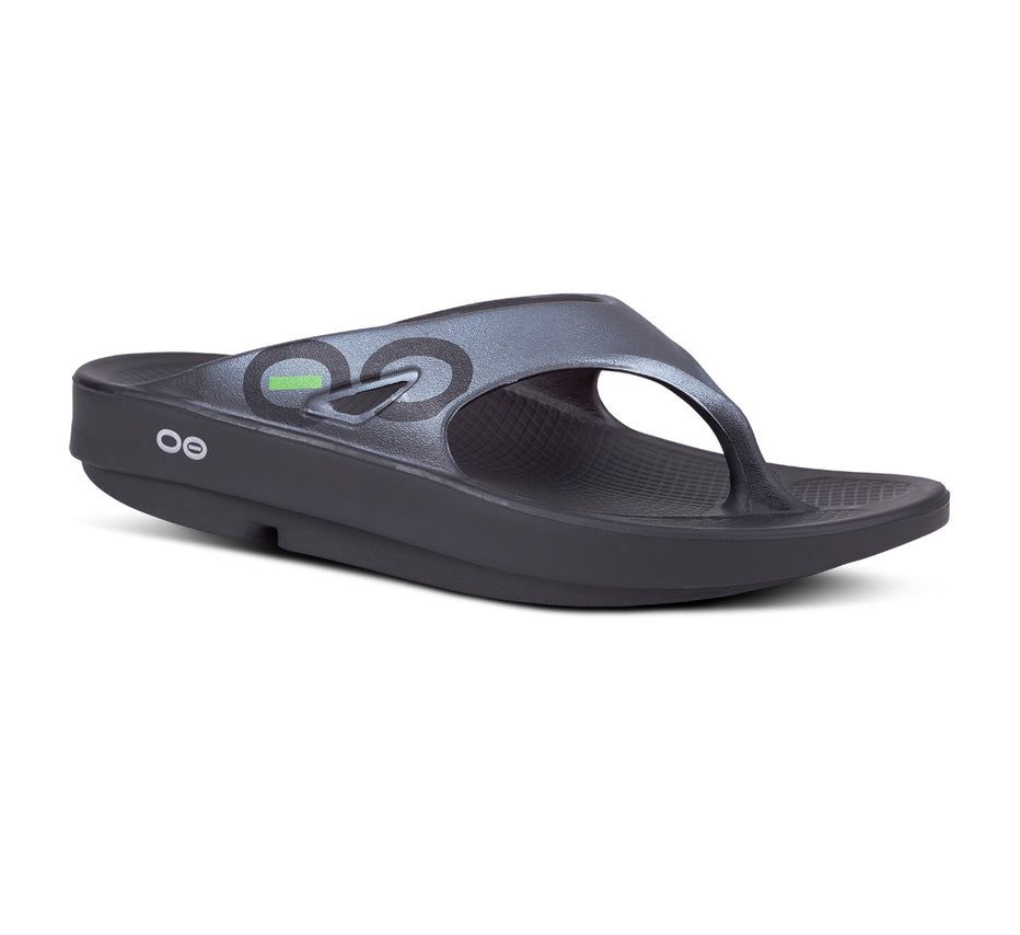 Oofos Men's Ooriginal Sport - Flip Flops Dark Grey / Black ( YDSEK-1647 )